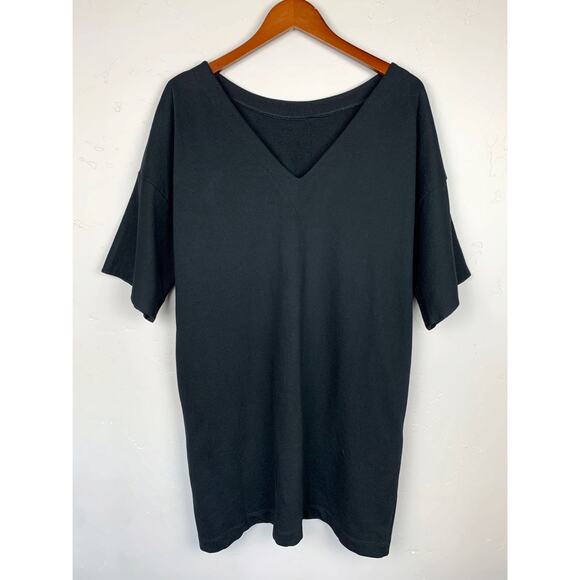 Kowtow Dresses & Skirts - Kowtow Dress Black Organic Cotton Oversized Short Sleeves Pockets Women's S